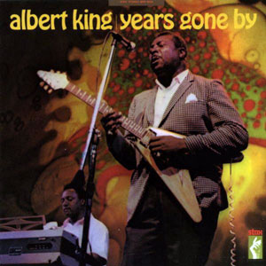 Albert King with his 1950s Gibson Flying V on the cover of "Years Gone By"