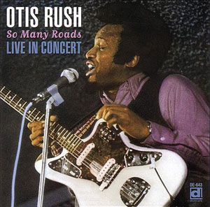 Otis Rush player a Fender Jaguar on the cover of his 1976 album "So Many Roads"